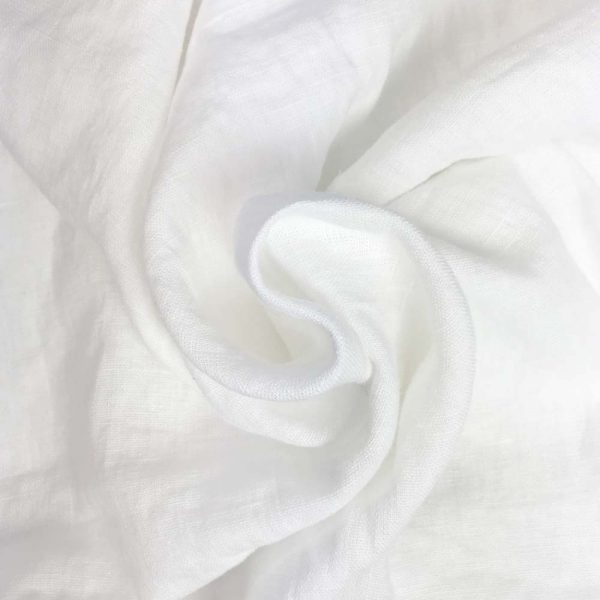 LIN MARGARETA WRINKLED CRUSHED OFFWHITE FG 1542/0