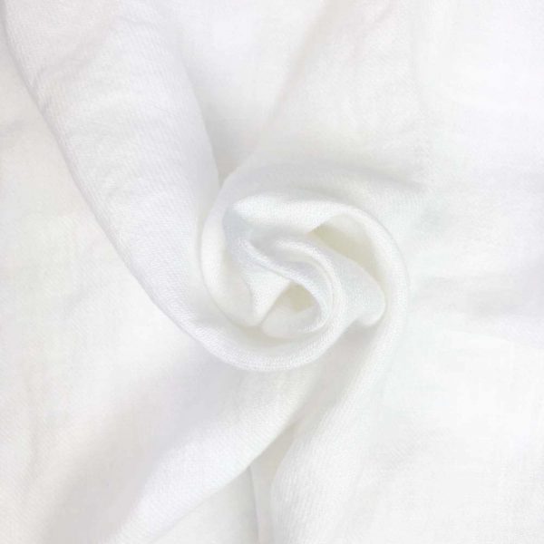 LIN MARGARETA WRINKLED CRUSHED VIT FG 101