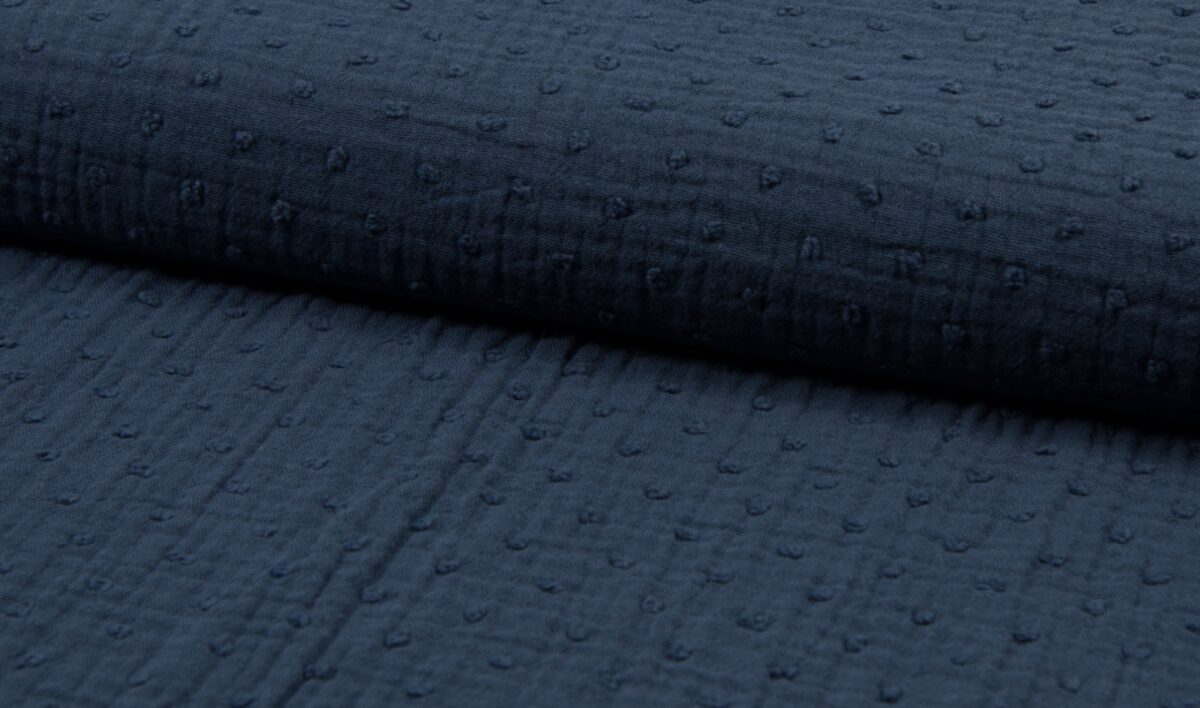 MUSLIN LA MOUCHE MÖRK JEANSBLÅ FG 7