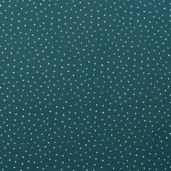MUSLIN LILLA PRICKEN PETROL FG 30