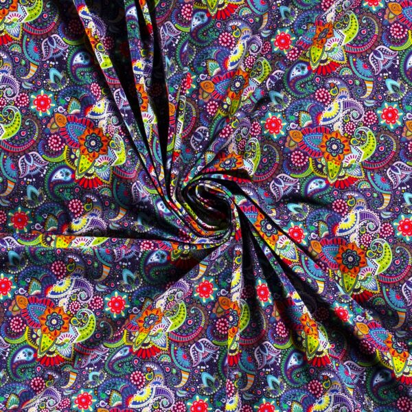 TRIKÅ FUNKY PAISLEY MSRINBLÅ/GRÖN FG 8