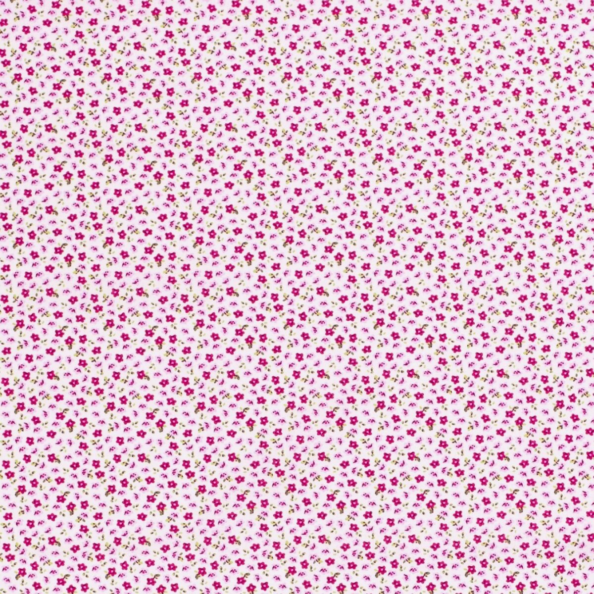 BOMULLSTYG LILLA BLUSBLOMMAN CERISE/ROSA/VIT FG 12