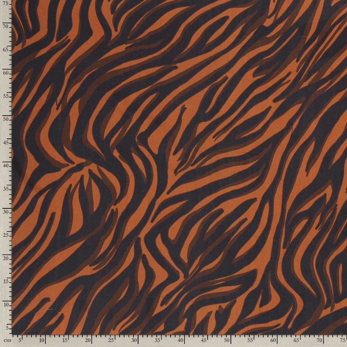 LYOCELL/TENCEL TWILLTIGER BBRUN/SVART FG 53 - Bild 2
