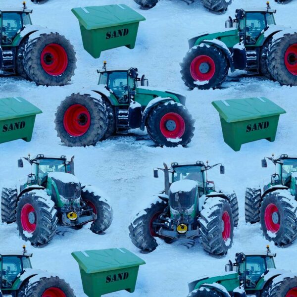 TRIKÅ SNÖTRAKTOR GRÖN