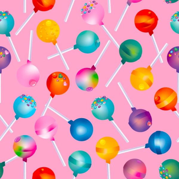 EKOTRIKÅ LOLLIPOP ROSA/MULTI