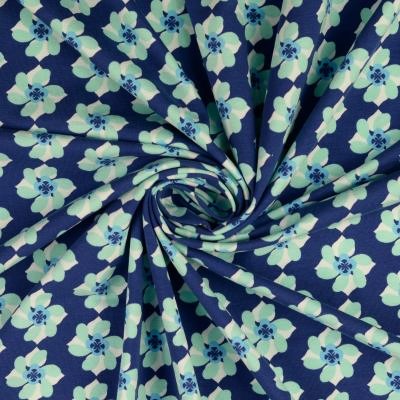 TRIKÅ MINTY FLOWERS BLÅ/MINTTURKOS FG 6