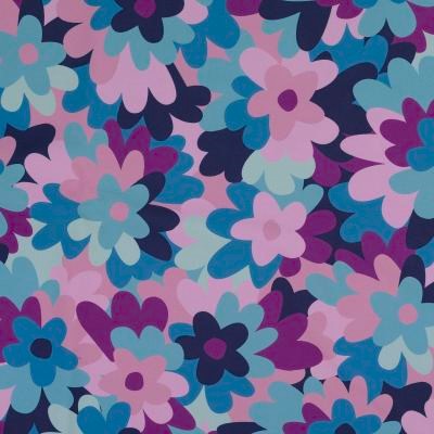 SOFTSHELL REGNBLOMMA ROSA/LILA/TURKOS FG 12