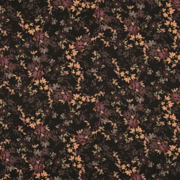 VISKOS SKUGGBLOMSTER SVART/BRUN/BEIGE FG 1