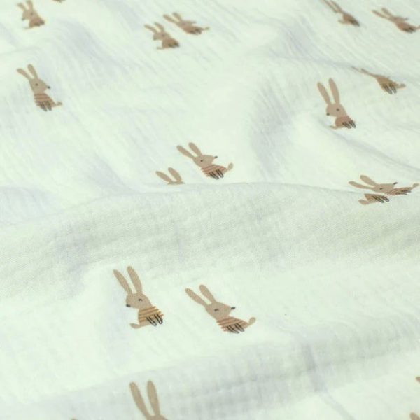 MUSLIN KNUT & KERSTIN OFF WHITE/GREIGE FG 51