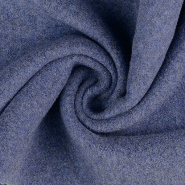 EKOLOGISK BOMULLSFLEECE JEANSBLÅ MELERAD FG 4028