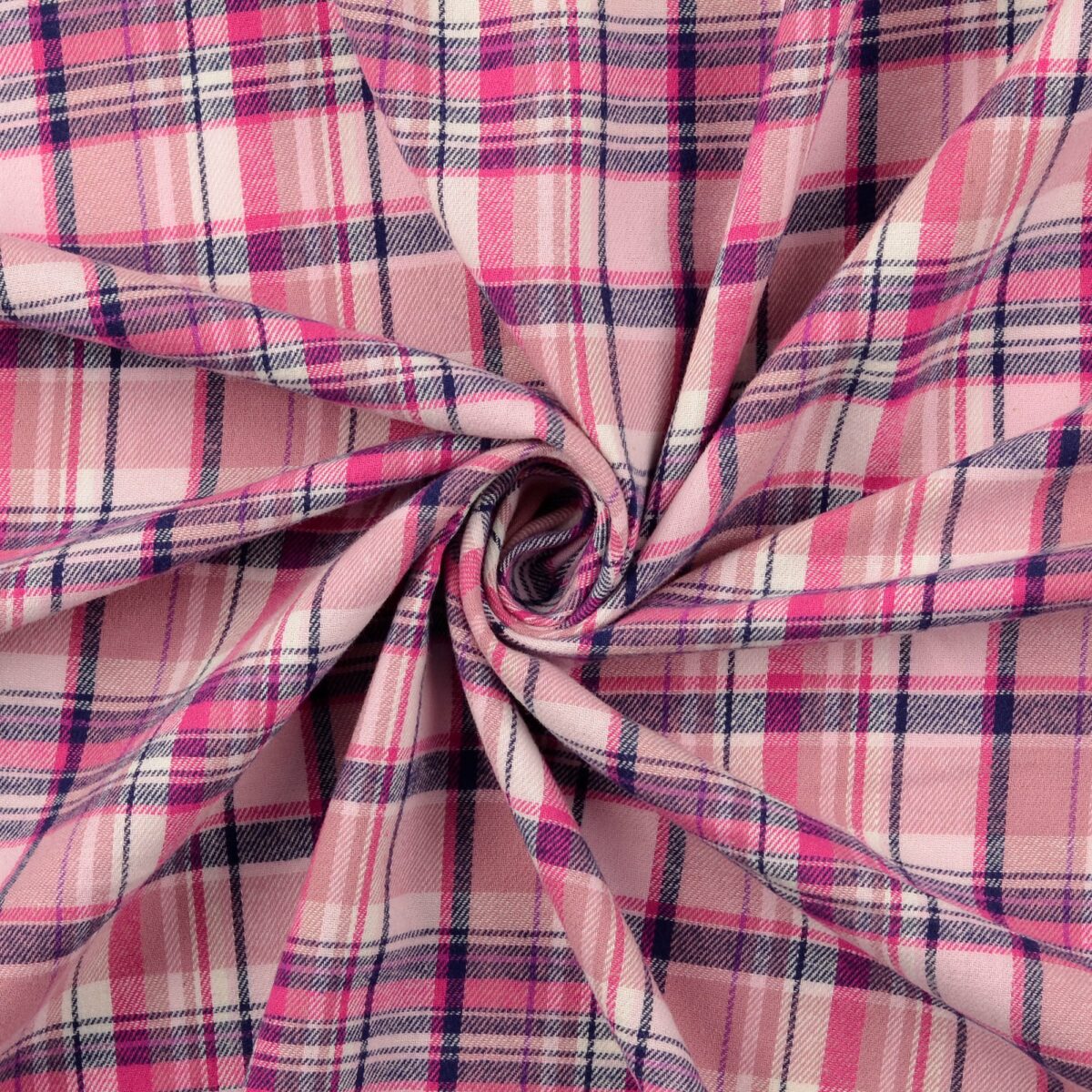 Flanell Älskade rutan rosa/blå fg 0802 - Bild 4