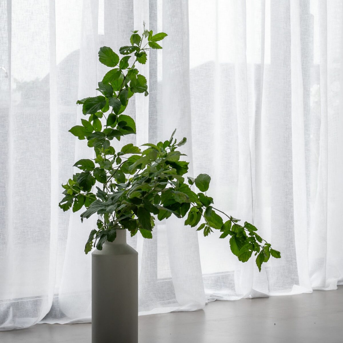 LINNETYG VITT MAJA FÄRG 001 - Bild 2