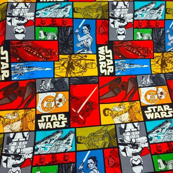 TRIKÅ STAR WARS COMIC RÖD/SVART/MULTI