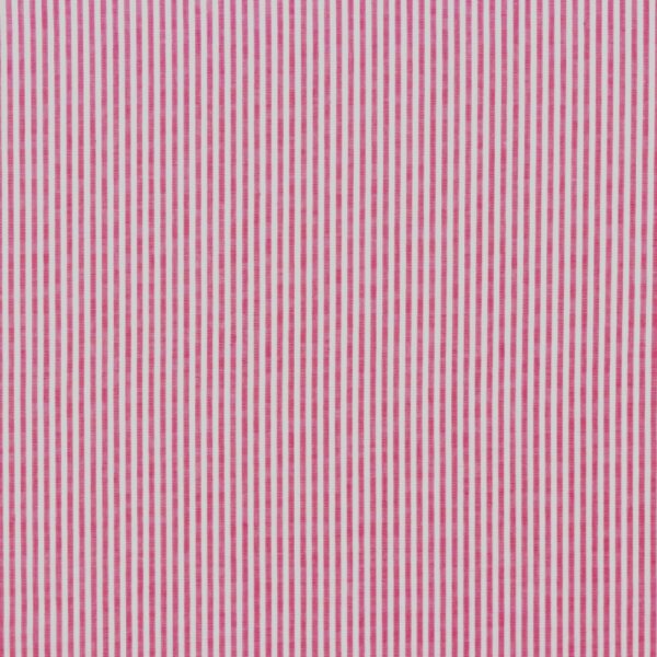 BOMULLSTYG SKJORTKLASSIKER CERISEROSA RANDIG FG 10010