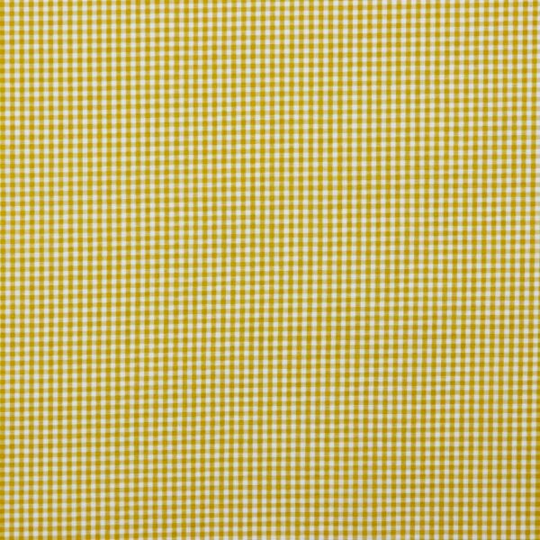 BOMULLSTYG SKJORTKLASSIKER SENAPSGUL/VIT RUTIG FG 85045