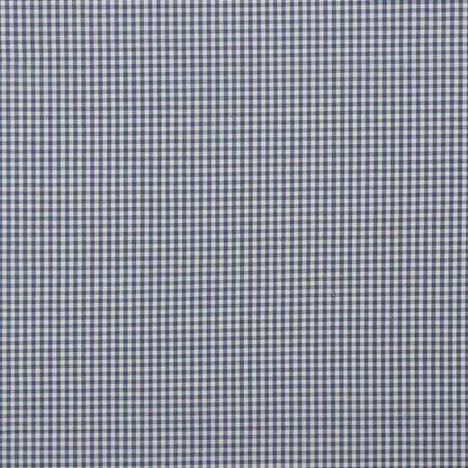 BOMULLSTYG SKJORTKLASSIKER  JEANSBLÅ RUTIG FG 85047