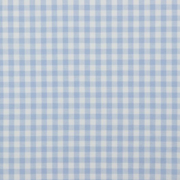 BOMULLSTYG SKJORTKLASSIKER LJUSBLÅ/VIT RUTIG 10MM FG 87007