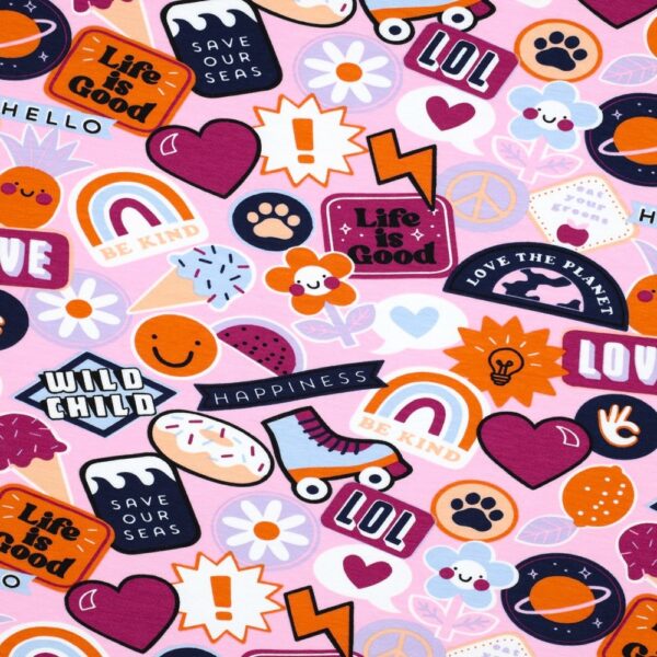 TRIKÅ PATCHES ROSA/LILA FG 4