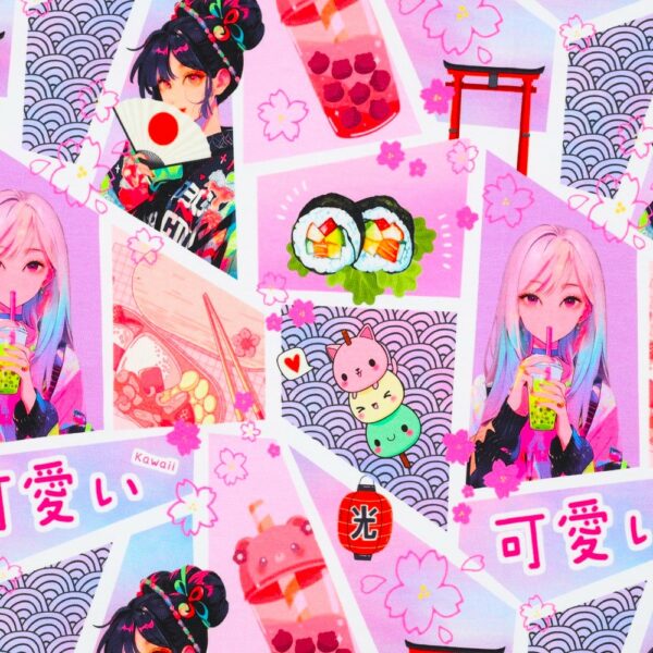 TRIKÅ KAWAII ROSA/LILA FG 1