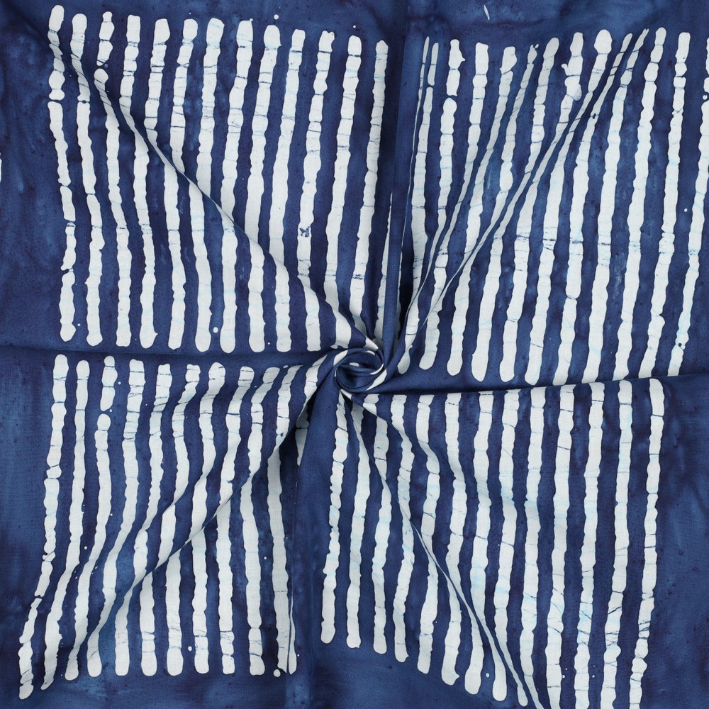 Batik Indigo Blue blå/vit fg 1 - Bild 4