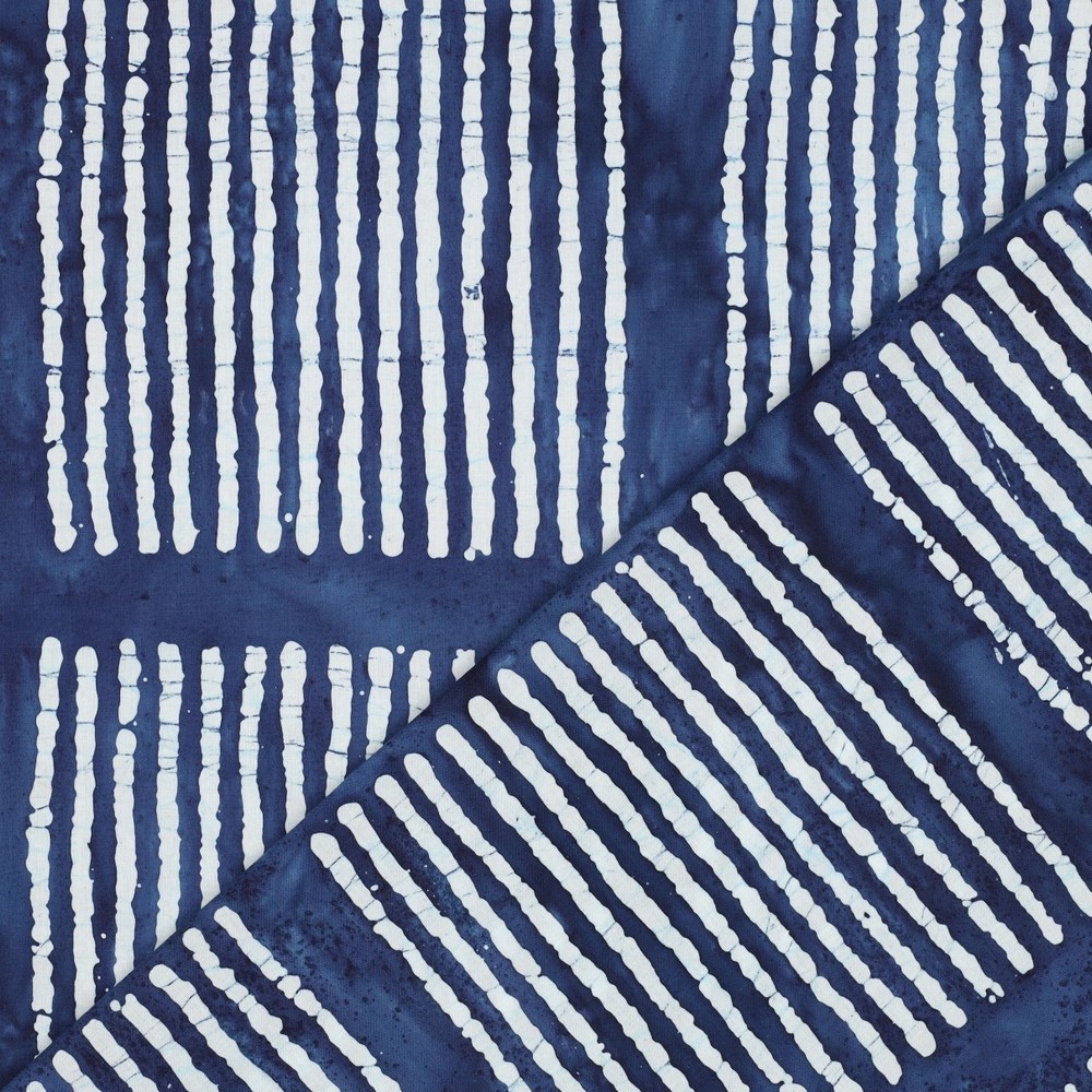 Batik Indigo Blue blå/vit fg 1