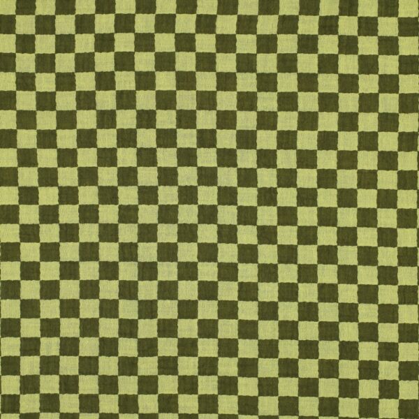 Muslin Ska-rutan grön fg 4