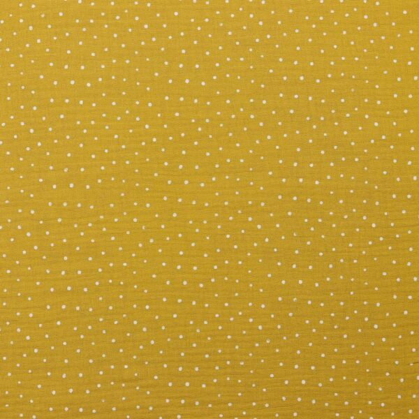 MUSLIN LILLA PRICKEN SENAPSGUL FG 11