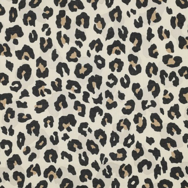 Bomullsvoile Low-key cool grrr beige/svart fg 2