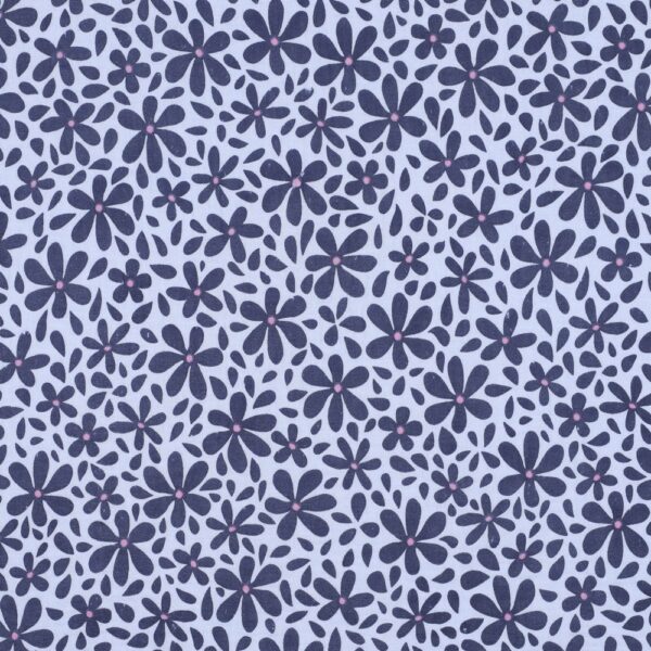 Muslin Shortsblomma marinblå/ljusblå fg 8