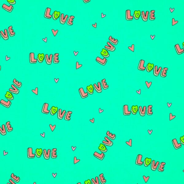 TRIKÅ SUMMER LOVE MINTGRÖN/ROSA/NEONGUL FG 77