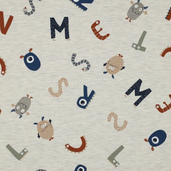 TRIKÅ M.O.N.S.T.E.R GRÅ/BEIGE/BLÅ FG 1