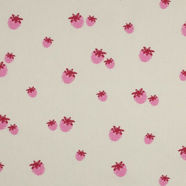 BOMULLSTYG Hallondutt rosa fg 1