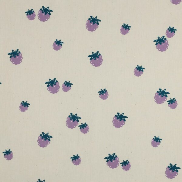 BOMULLSTYG Hallondutt lila fg 2