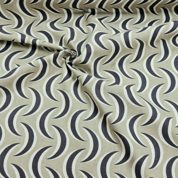 GARDINER 60-TALET RINGDE... KHAKIBEIGE/LILA/BEIGE FG 7548