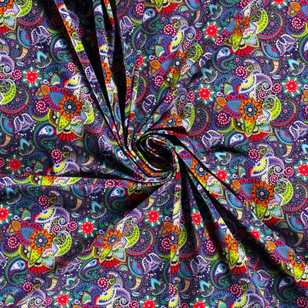 TRIKÅ FUNKY PAISLEY MSRINBLÅ/GRÖN FG 8