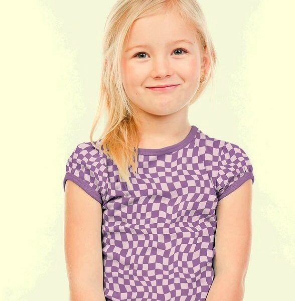 TRIKÅ SCHACKRUTA MED VIBE LILA FG 43