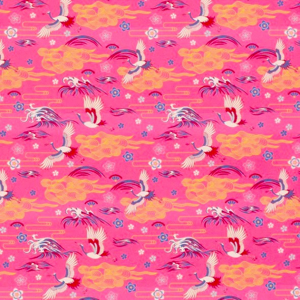 BOMULLSTYG TRANANS SAGA ROSA/BLÅ FG 12