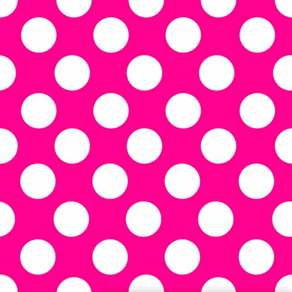 Trikå eko Pricken Stor cerise/vit