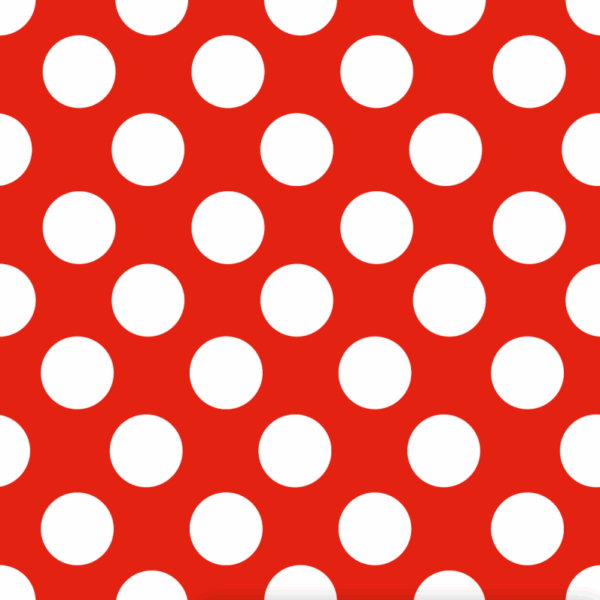 TRIKÅ EKO STORA PRICKAR ORANGERÖD