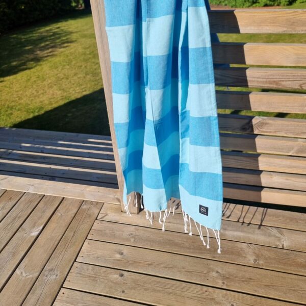 HAMAMHANDDUK KOCHI 80X180 CM AQUA/TURKOS