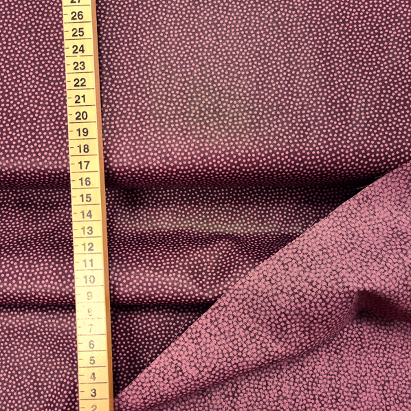 Bomullstyg Dotty plommonlila/rosa fg 937