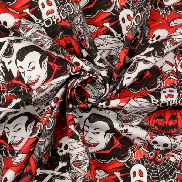 HALLOWEEN BOHOO SVART/RÖD FG 1
