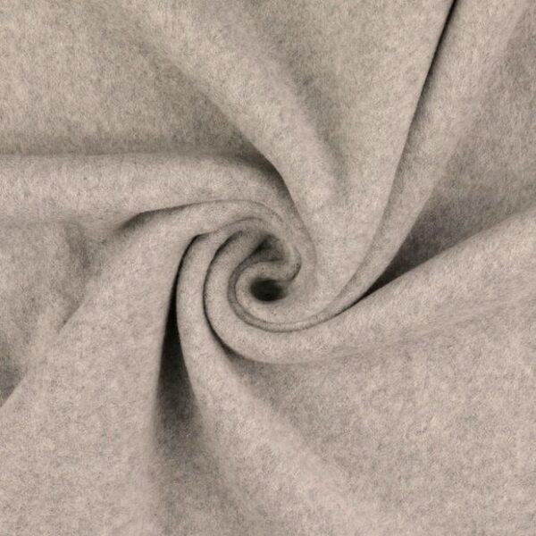 EKOLOGISK BOMULLSFLEECE LJUSGRÅ MELERAD FG 3002