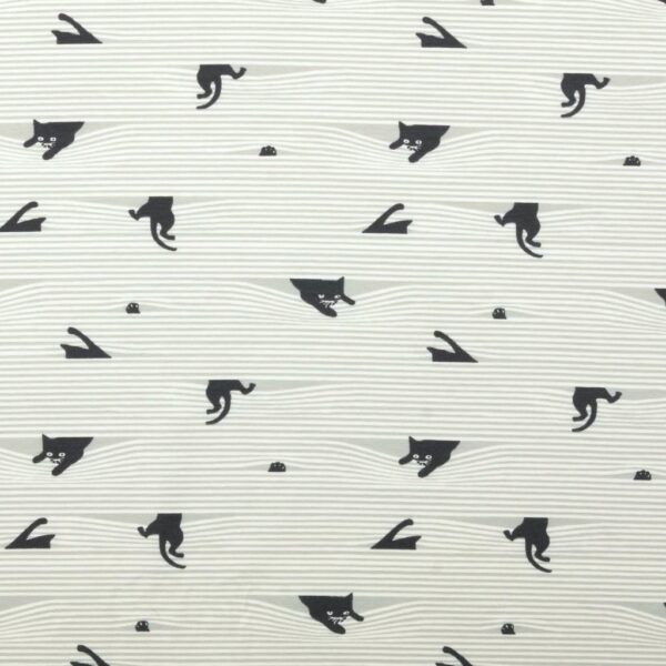 TRIKÅ TITTUT KATTEN LJUSGRÅ/MÖRKTMÖRKTGRÅ/OFF WHITE FG 5