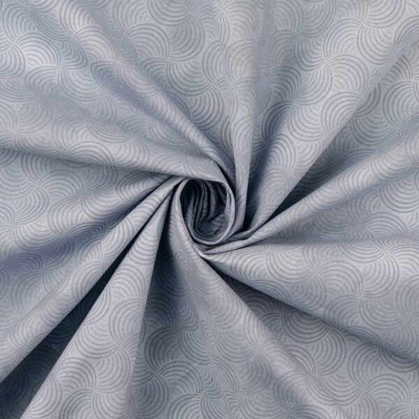 Bomullstyg Quilt-geometri ljusgrå/mellangrå fg 3002