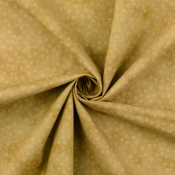 Bomullstyg Quilt-cirklar dimmig sandbeige fg 5005