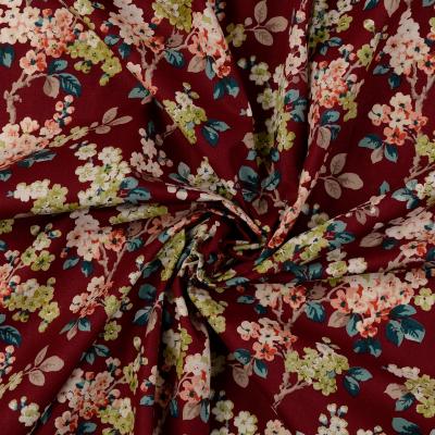 BOMULLSTYG KORGBLOMSTER VINRÖD FG 0804