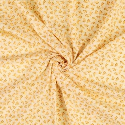 Bäckochbölja Vintage flower senapsgul/off white fg 10