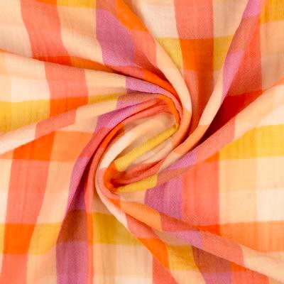 MUSLIN ÄNGSRUTAN KORALLORANGE FG 0802