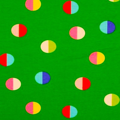 TRIKÅ FUNKY DOTS GRÖN/MULTI FG 20